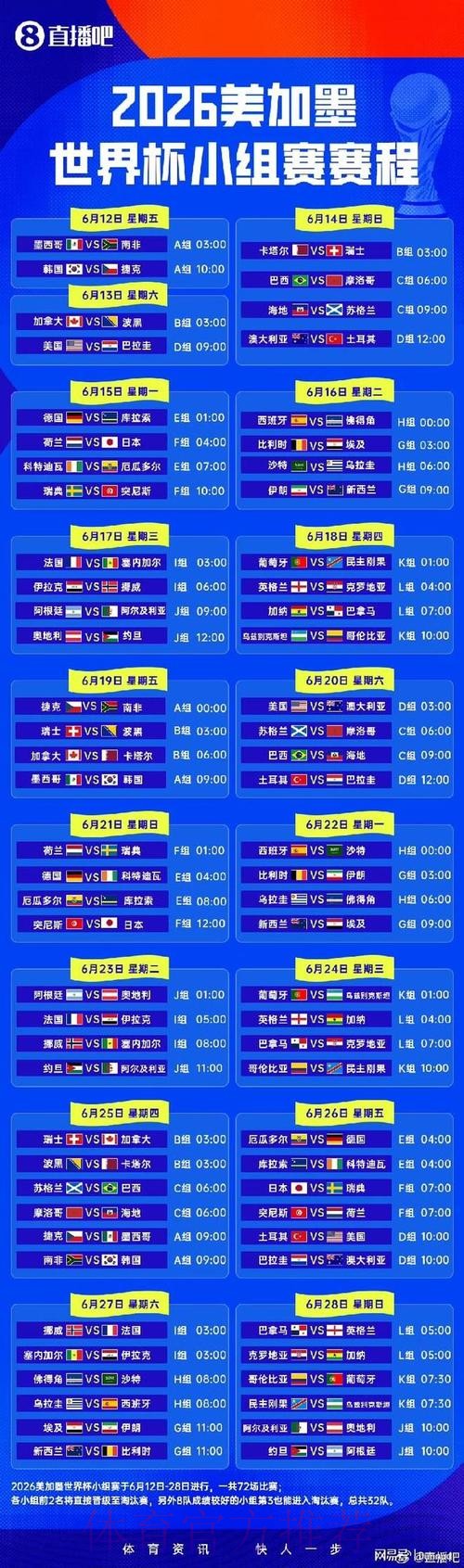 2026世界杯全程比赛计划与精彩解析 2026世界杯全程比赛计划与精彩解析